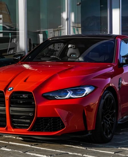 bmw car red